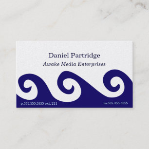 Blue Waves Business Card