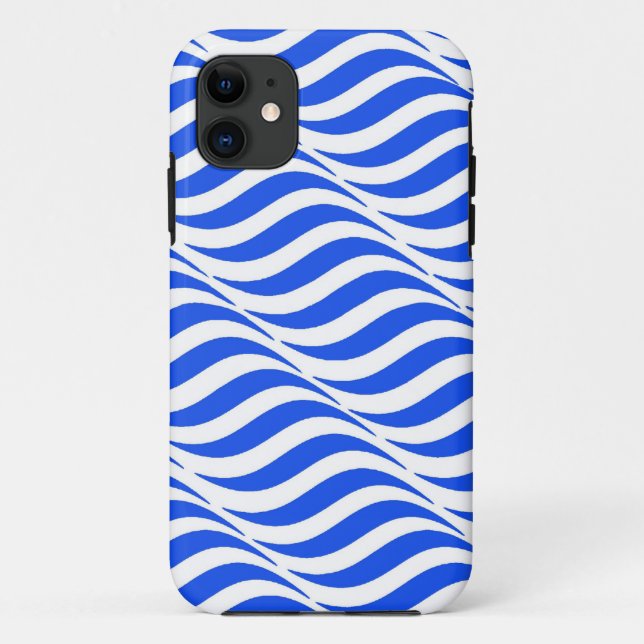 Blue Waves Case-Mate iPhone Case (Back)