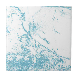 Blue Waves Ceramic Tile