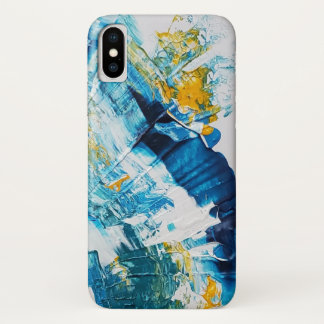 Blue Waves iPhone X Case