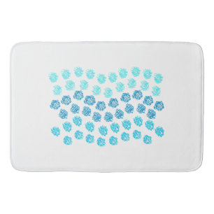 Blue Waves Large Bath Mat