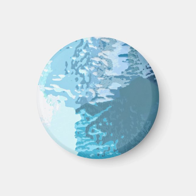 Blue Waves Magnet (Front)