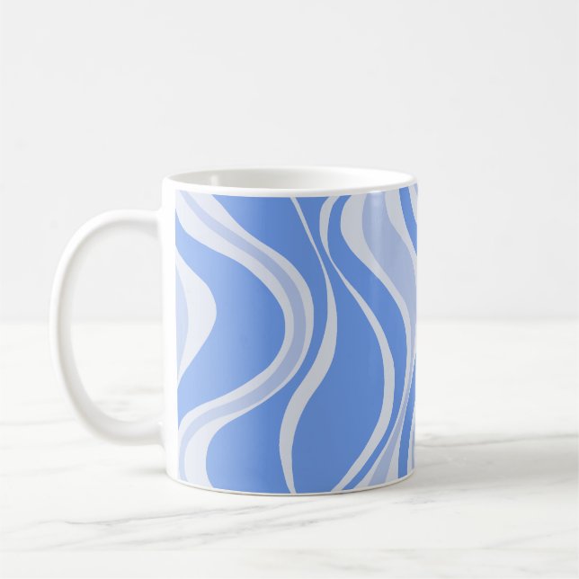 Blue Waves Mug (Left)