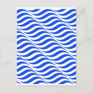 Blue Waves Postcard