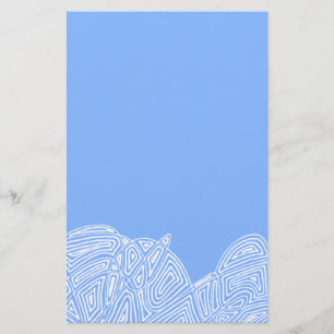 Blue Waves Stationery