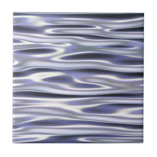 Blue waves tile