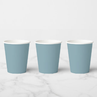 Blue Wedding Paper Cups