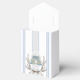 Blue Wedding Staffordshire Dogs    Favour Box