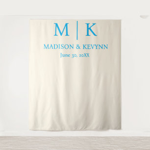 Blue Wedding Tapestry