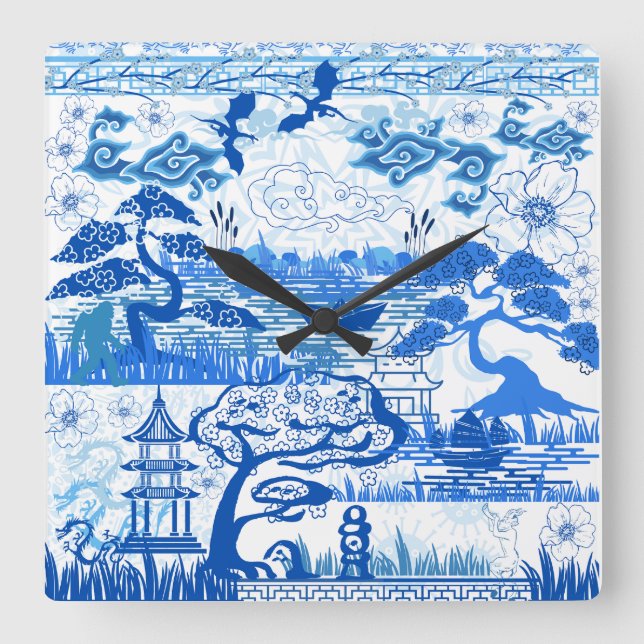 Blue weirdo clock (Front)