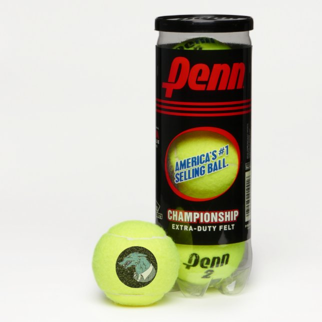 Blue Werewolf black Penn tennis balls (Box)