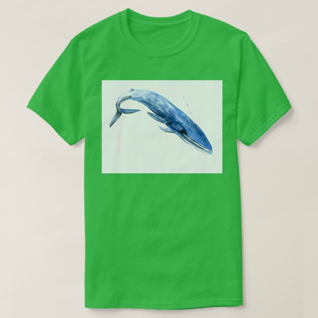 Blue Whale 7 T-Shirt (Design Front)