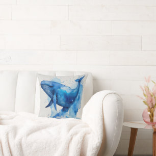 Blue Whale Cushion
