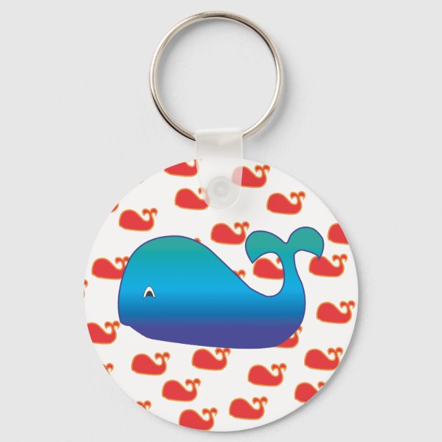 Blue Whale Key Ring (Front)