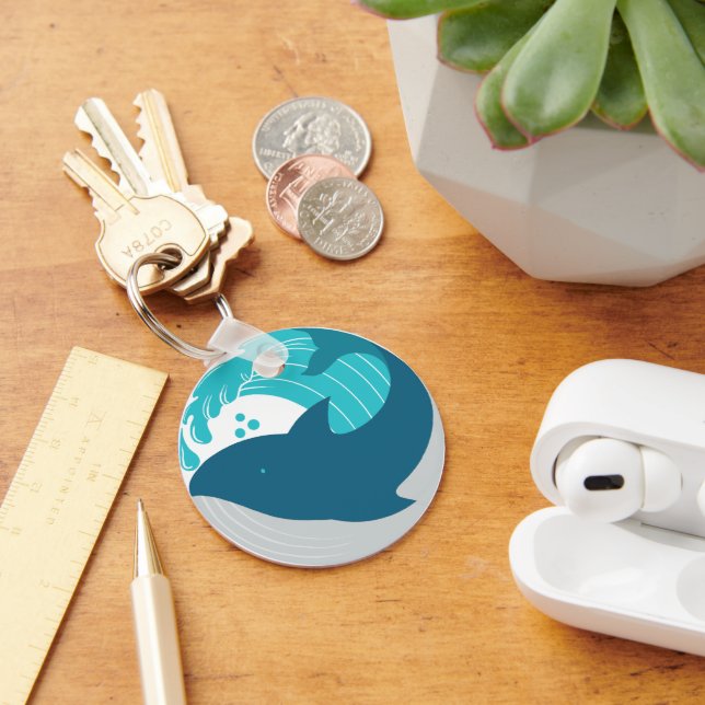 Blue Whale Key Ring (Desk)