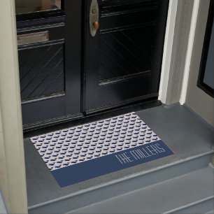 Blue Whale, Nautical Doormat