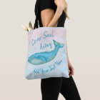Blue Whale Nautical Sea Beach Sail Away | Custom