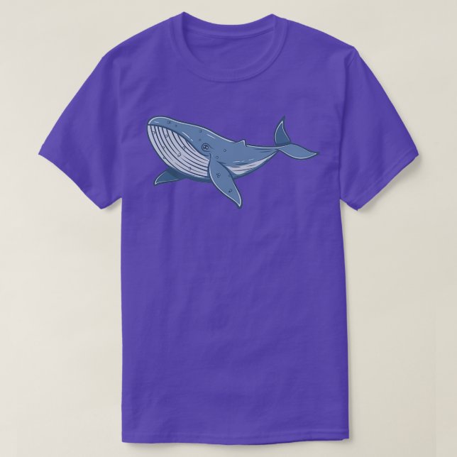 Blue Whale Pattern 1 T-Shirt (Design Front)