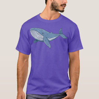 Blue Whale Pattern 1 T-Shirt
