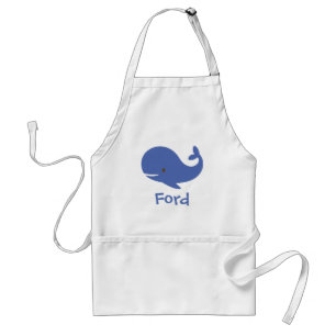 Blue Whale Personalized Apron