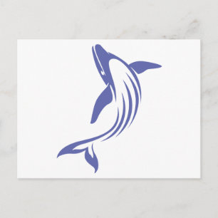 Blue Whale Postcard