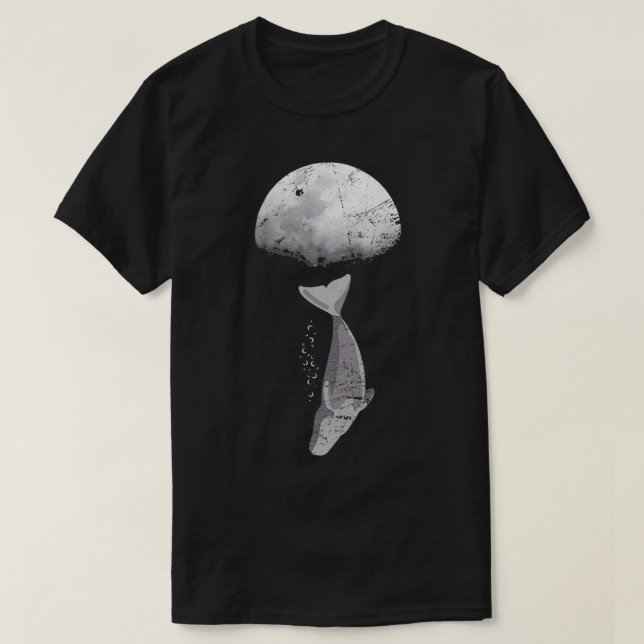Blue whale Sperm Sea mammal T-Shirt (Design Front)