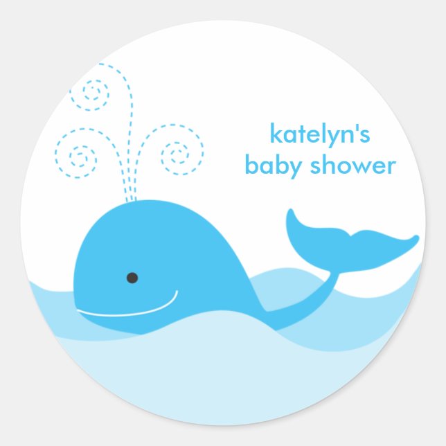 Blue Whale Stickers (Front)
