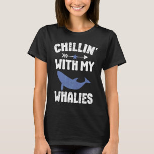 Blue whale watching cetacean 1 T-Shirt