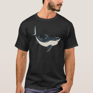 Blue Whale Watercolor Ocean Life Sea Under Water F T-Shirt