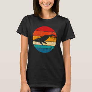 Blue Whale, Whale Lover, Whale Art, Retro Whale T-Shirt