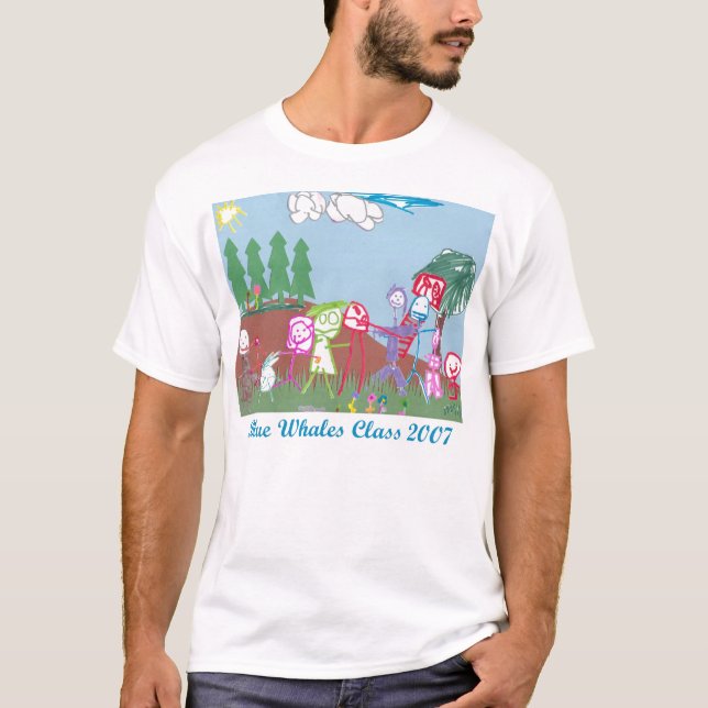 Blue Whales Class of 2007 T-Shirt (Front)