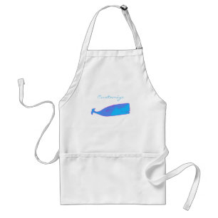 blue whaleThunder_Cove any colour Standard Apron