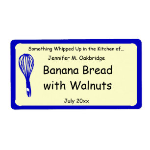 Blue Whisk Personalised Homemade Food