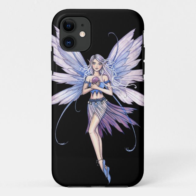 Blue Whispers Fantasy Fairy Art Case-Mate iPhone Case (Back)