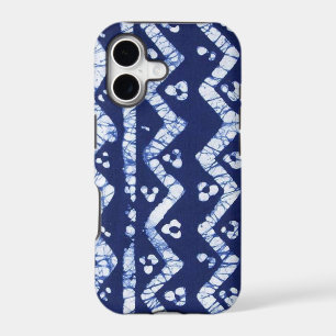 Blue/White African Batik Case