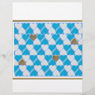 Blue, white Bavarian pattern.