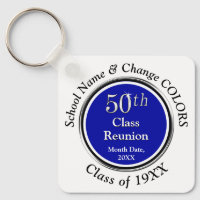 Blue, White, Black 50 Year Class Reunion Souvenirs
