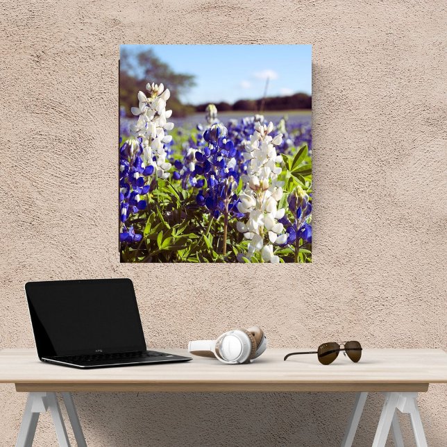 Blue & White Bluebonnet Print Texas Home Decor (Creator Uploaded)