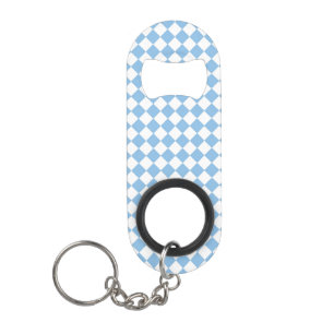Blue White Chequered Diamond Pattern