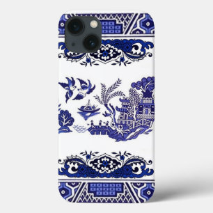 Blue & White China Blue Willow Design iPhone 13 Case
