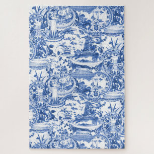Blue & White China Design Jigsaw Puzzle