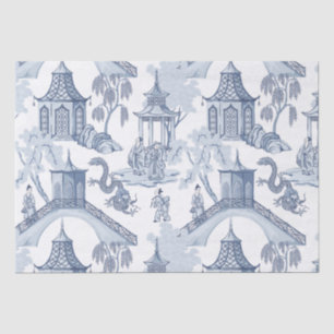 Blue & White Chinese Pattern Wrapping Paper