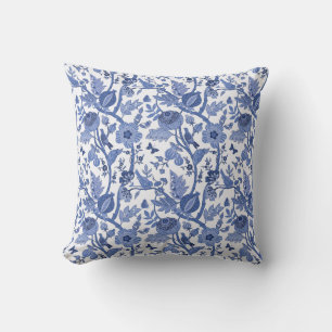 blue-white chinoiserie cushion