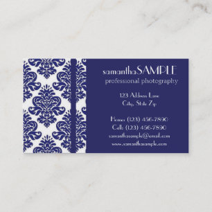 Blue & White Delight Business Card