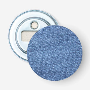 Blue White Denim Texture Look Image Bottle Opener