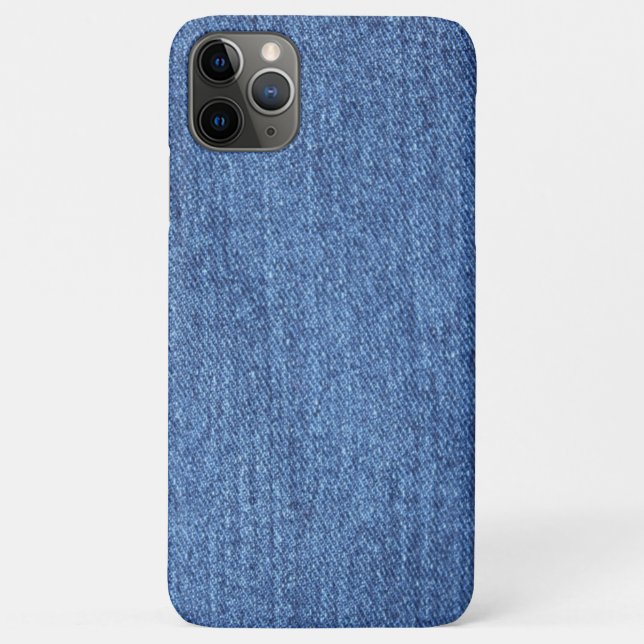 Blue White Denim Texture Look Image Case-Mate iPhone Case (Back)