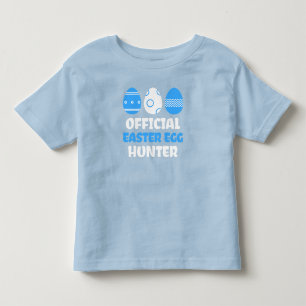 Blue & White Egg Hunter Toddler Tee