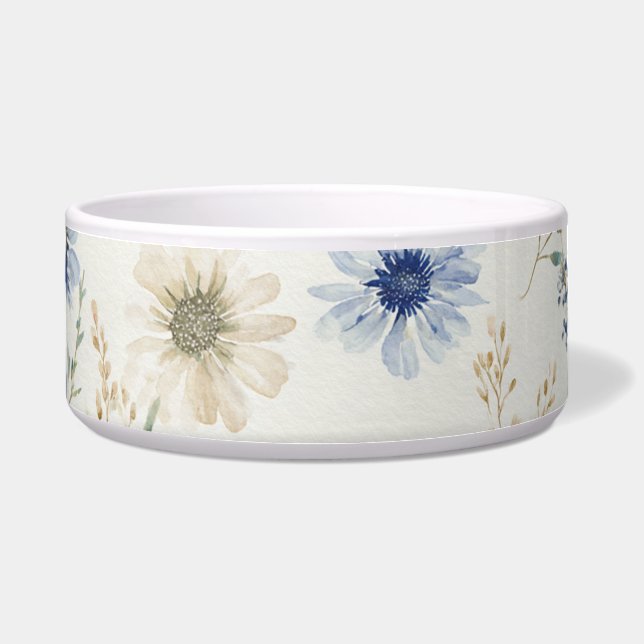 Blue White Floral   (Front)