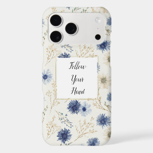 Blue White Floral