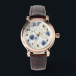 Blue White Floral   Watch<br><div class="desc">Blue White Floral</div>